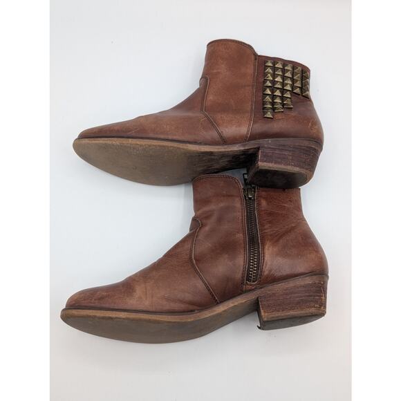 14th & Union Brown Leather Presley Boot Size 7.5 - Picture 2 of 8